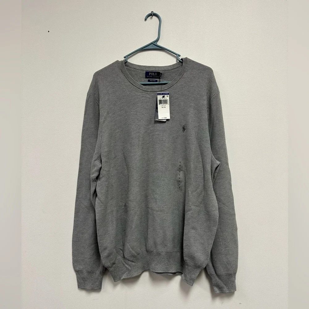 Polo Ralph Lauren Pima Cotton Knit Men's Sweater Size Extra Large NWT - Picture 1 of 6